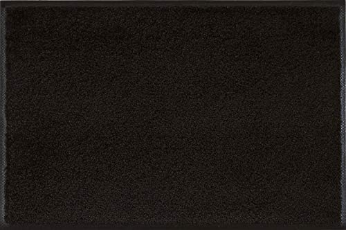 Wash+Dry - Alfombra Raven Black 40x60, Negro