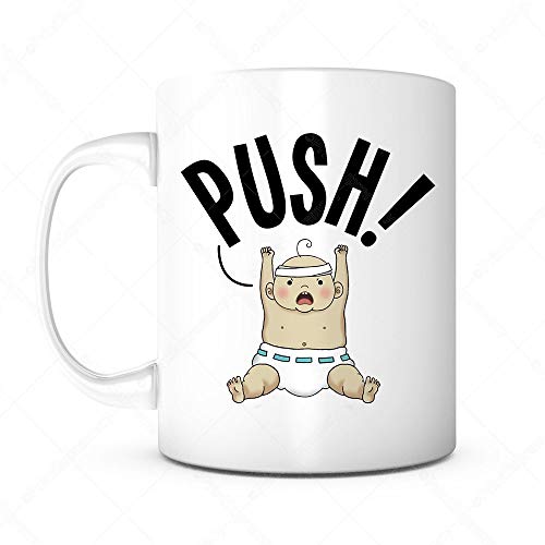 WTOMUG Baby Push Mug-Pregnancy Gifts,Baby Shower Favors,Boy Baby Shower Favors,New Mom Gifts,New Dad Gifts,Mug Baby,Baby Announcement Gifts,Dad Mug,Mom Mug,Gifts For Dad,Moms Gifts,New Parents Gifts