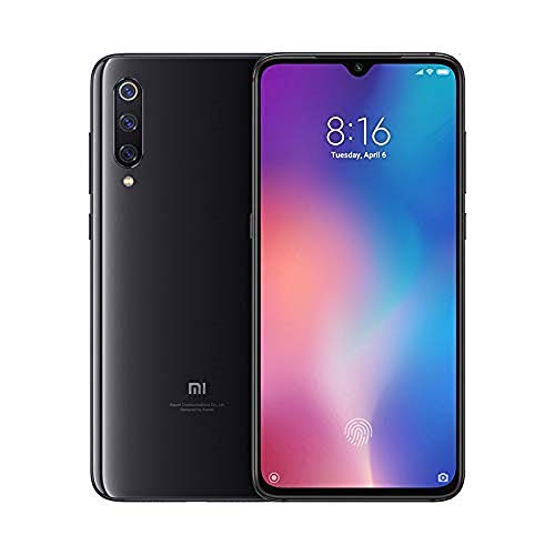 Xiaomi Mi 9 – Smartphone de AMOLED de 6,39" (4G, Octa Core Qualcomm SD 855 2.8 GHz, RAM de 6 GB, memoria de 64 GB, cámara triple de 48 + 16 + 12 MP, Android) color negro piano [Versión española]