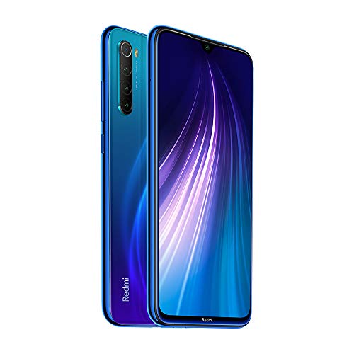 Xiaomi Redmi Note 8 - Smartphone de 6.3" FHD+ (Snapdragon 665 Octa Core, 3 GB RAM, 32 GB ROM, cámara trasera cuádruple de 48 MP, batería de 4000 mAh) Neptune Blue [International Version]