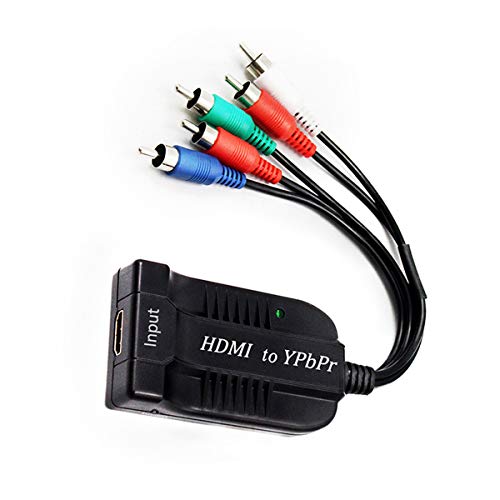 YPBPR Scaler - Adaptador de HDMI a componente para Apple TV, PS3, Roku, Xbox, Fire Stick, reproductor de DVD