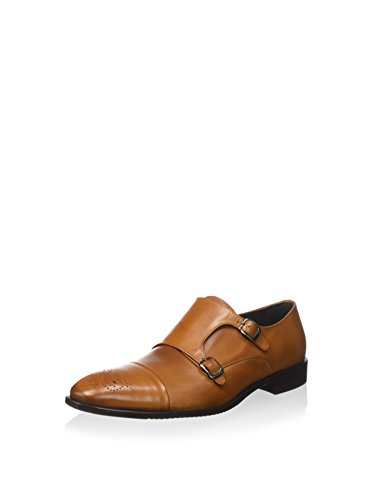 Zapato con Hebilla de Piel Cognac