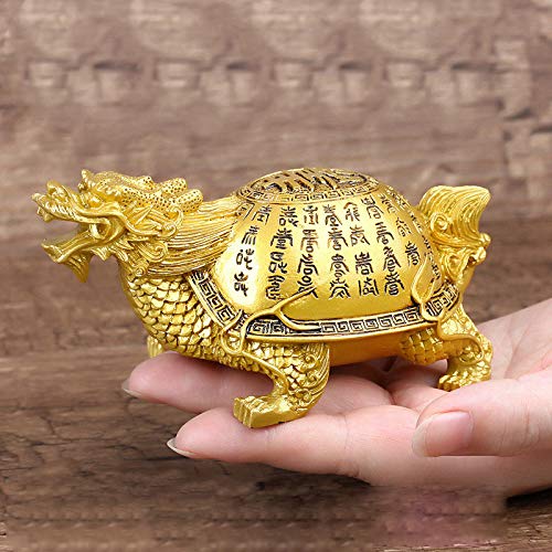 ZCXBHD Longevidad Dragón Y Tortuga （13cm * 7cm * 6cm）,A