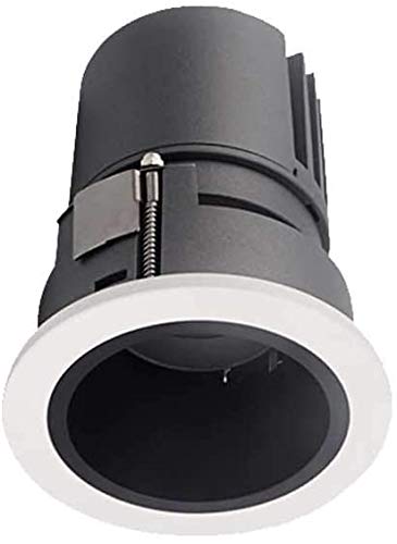 ZouYongKang LED Empotrable Downlight, ajuste liso, regulable, imprecisión de la sala de estar de la frontera estrecha incrustada LED de techo Downlight, húmedo clasificado, instalación de retrofit sim