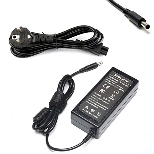 19.5V 3.34A 65W Adaptador de Corriente alterna Cargador para DELL Inspiron 11 3000 (3147) (3148) 13 7347 14 3458 i7347 i3458 Series, P20T P20T002 HK45NM140, 03RG0T 450-18463