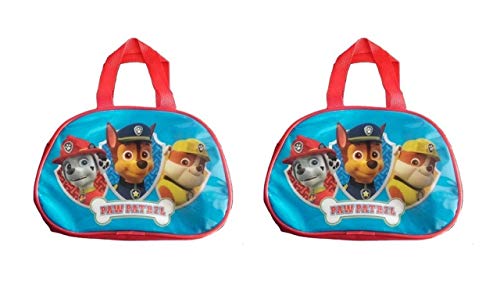 3208; pack de 2 Bolsas portameriendas Patrulla Canina Paw Patrol; neceser paw patrol; dimesiones aproximadas 22x14 cm