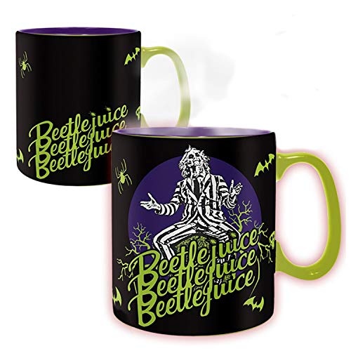 ABYstyle - Beetlejuice - Taza Heat Change - 460 ml - Beetlejuice Beetlejuice Beetlejuice