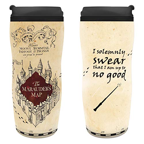 ABYstyle - HARRY POTTER - Taza de viaje isotérmica - Mapa del merodeador