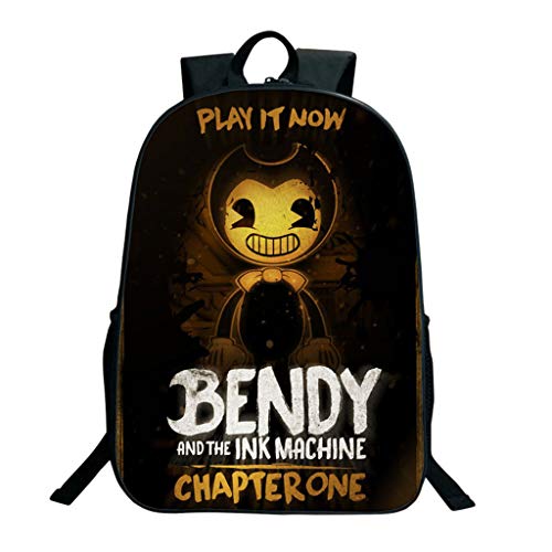 ACEGI -Bendy-Student Backpack - Mochila - Altura 40cm - Ancho 30cm - Grueso 13cm