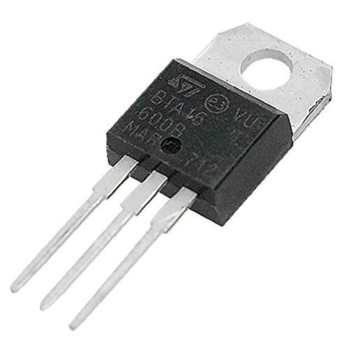 AYRSJCL Paquete de 5 Bta16-600 Bta16-600B Bta16 600B Bta Triac Triacs 16 Amp 600 Volt