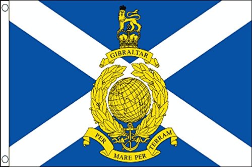 AZ FLAG Bandera de la Royal Marines Reserve DE Escocia 150x90cm - Bandera Ejercito ESCOCÉS 90 x 150 cm