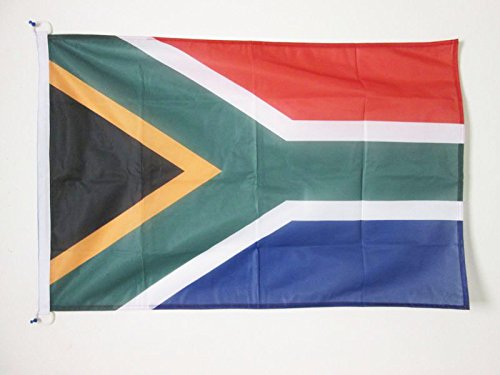 AZ FLAG Bandera de SUDÁFRICA 150x90cm Uso Exterior - Bandera SUDAFRICANA 90 x 150 cm Anillos