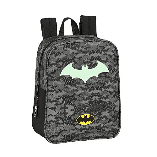 Batman Mochila para Niños, Bolso de Viaje Equipaje Infantil, Diseño Fluorescente Brilla en la Oscuridad, Mochila de Guarderia, Regalo para Niños!