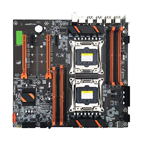 BINGBIAN X99 Servidor Dual Madre del Ordenador LGA2011-3 CPU Juego de Memoria DDR4 Motherboard