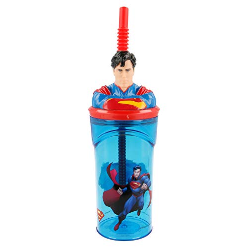 Boyz Toys ST404 3D Figurine Tumbler - Superman, Blue