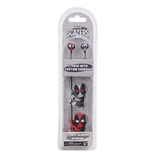 Brixplanet Marvel Comics Scalers Figures 2-Pack Deadpool & X-Force con auriculares