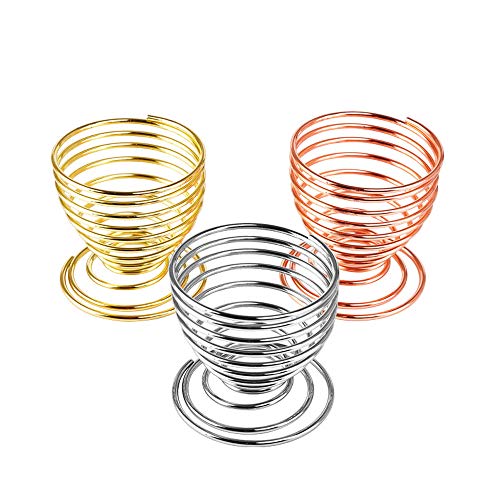 CAILI 3 PCS Polvo Puff Soporte, Vitrina con Soporte de Esponja Beauty, Herramienta de Maquillaje de Calabaza, Esponja de Secado para Estante de Almacenamiento (oro + plata + oro rosa)