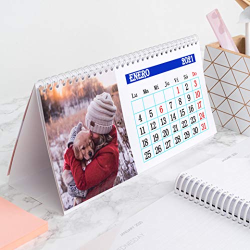 Calendario 2021 sobremesa personalizado con fotos (13x21cm)