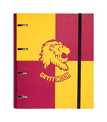 Carpeta 4 anillas troquelada premium Harry Potter Gryffindor