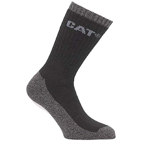 Caterpillar - Calcetines termicos para trabajar o invierno para hombre/caballero - Pack de 2 pares de calcetines (41-45 EUR) (Negro)