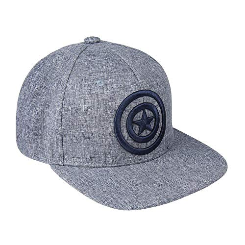 Cerdá Gorra Visera Plana Avengers Capitan America, Multicolor (Multicolor 001), 3 (Tamaño del Fabricante:M) para Niños