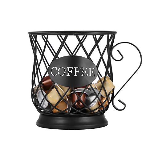 Cesta de Almacenamiento de Cápsulas de Café, UNISOPH Soporte para Vainas Múltiples, Soporte de Almacenamiento de Cocina de Encimera para Tassimo, Nespresso, Dolce Gusto