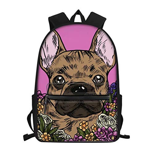 Chaqlin Bookbags - Mochila para niñas en la Escuela Media, diseño de Carlino con Bolsillos Laterales