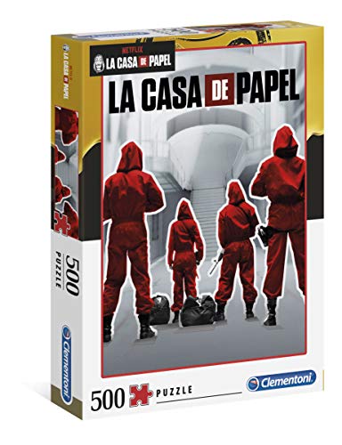 Clementoni- Rompecabezas La Casa de Papel, 500 Piezas, Fabricado en Italia, Netflix (35084)