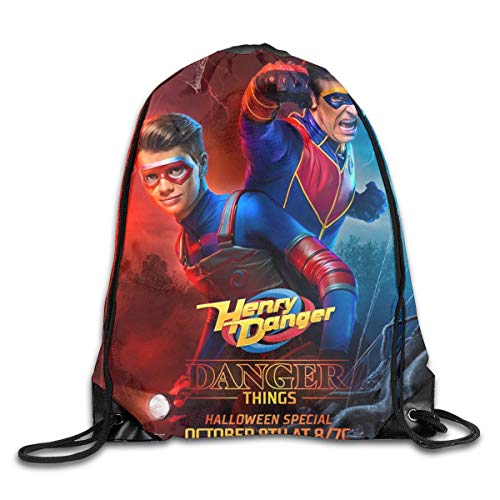 Colegio Bolso Danger TV Show of Henry Backpacks Travel School Bags Shoulder Laptop Bag Computer Bag Business Daypack Schoolbag Book Bag For Men Women Kids