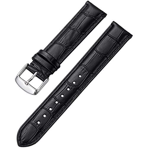 Correa Piel Reloj - Correa Cuero Watch, Correa Piel Cuero Genuino, Correa Reloj Piel Autentica, Correa Cuero para, Correa Reloj Cuero, Correa De Piel para Reloj, Banda Piel para Watch (15mm)