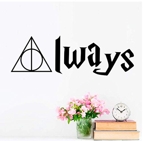 Creative Forever Letters 14 * 42Cm Pegatinas De Pared Para Habitaciones De Niños Decoración Del Hogar Harry Potter Vinyl Mural Sticker Art Diy Wallpaper