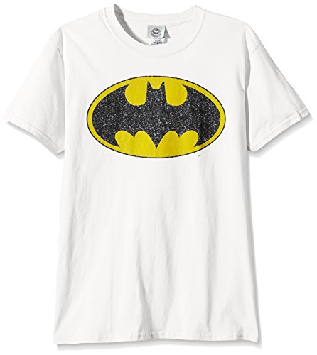 DC Comics - Camiseta de Manga Corta con Cuello Redondo para Hombre, Color Blanco, Talla 2XL