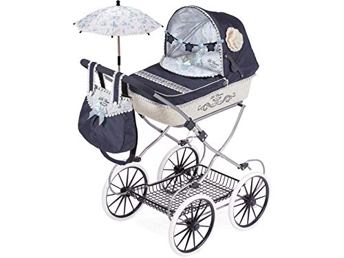 Decuevas- Coche MUÑECA Plegable Classic Romantic 81X42X68 CM Capota Regulable, (81020)