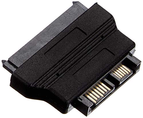 DeLOCK 61694 - Adaptador para Cable SATA (22-Pin FM, 13-Pin M), Negro
