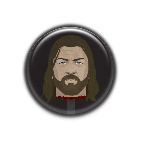 Eddard Stark : Juego de Tronos, Pinback Button Magnet Badge 1.50 Inch (38mm)