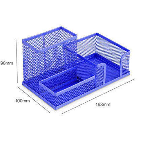 El hierro Balsas-jaulas Pluma Escritorio Organizador Montaje]-C 19x10x9cm(7x4x4)