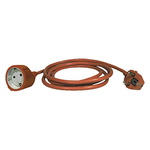 EMOS - Cable alargador (15 m, Schuko, IP20, H05VV-F3G 1,5 mm2, protección Infantil)