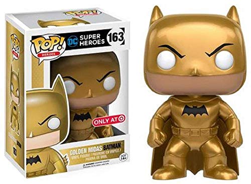 Funko- DC Comics-Golden Midas Batman Figurina, Multicolor, 12817