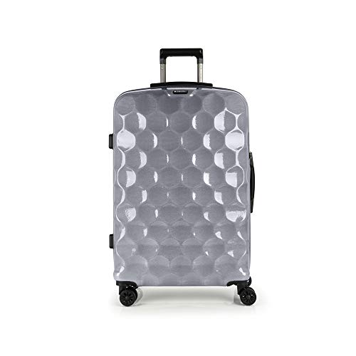 Gabol - Air | Maletas de Viaje Grandes Rigidas de 49 x 75 x 27 cm con Capacidad para 85 L de Color Plata