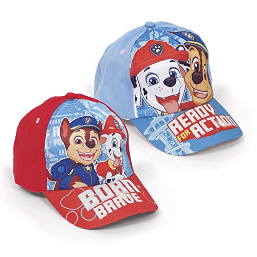 Gorra Paw Patrol - 2 DISEÑOS SURT. Material: ALGODÓN-Polyester Talla: 48/51-1 Unidad aleatoria