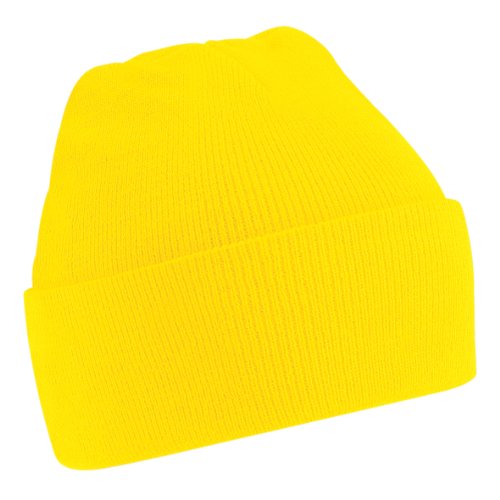 Gorro de punto Beechfield para niños, diferentes colores Jaune - Jaune Talla única