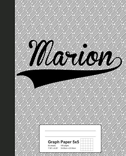 Graph Paper 5x5: MARION Notebook: 3300 (Weezag Graph Paper 5x5 Notebook)