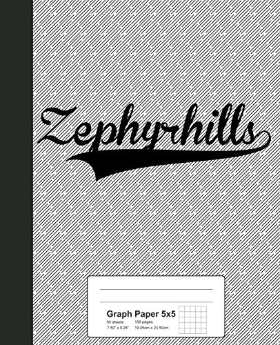 Graph Paper 5x5: ZEPHYRHILLS Notebook: 4200 (Weezag Graph Paper 5x5 Notebook)