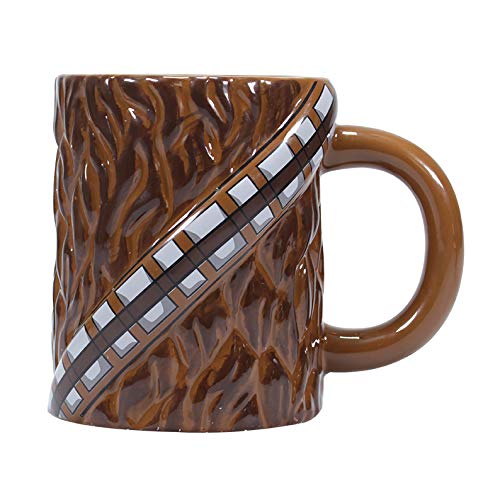 Half Moon Bay MUGDSW01 Taza 3D Chewbacca, Star Wars, 450 milliliters, Cerámica