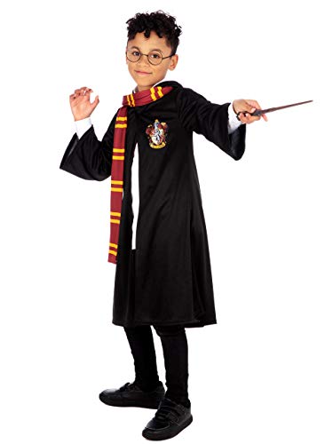 HARRY POTTER Disfraz Vestido para Niños Negro 9-10 años