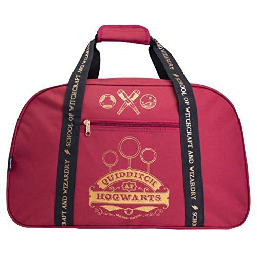 Harry Potter Gryffindor Quidditch at Hogwarts Burgundy Duffle Bag