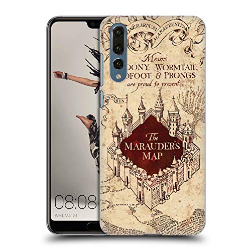 Head Case Designs Carcasa para Huawei P20 Pro, diseño de Mapa del merodeador de Harry Potter