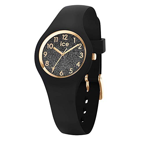 Ice-Watch - ICE glitter Black - Reloj nero para Mujer con Correa de silicona - 015347 (Extra small)