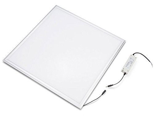 Jandei - 2x Panel led 60 x 60 cm 48W Marco Blanco 100 Lúmenes Por Vatio, 4800 Lúmenes Reales (4000K)