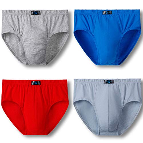 JianJud Pantalones cortos del boxeador de los hombres, pantalones cortos del boxeador de la pierna larga respirable de 3 piezas de los hombres del telar B,3XL